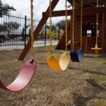 7.4 Jaguar Playcenter w/ BYB Tarp, 4x6 Monkey Bars, Loft, Yellow DoubleWall Scoop Slide and Yellow Spiral Slide