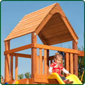 14 Sq. Ft. Play Deck 14 Sq. Ft. Play Deck on Toucan Fort Swing Set