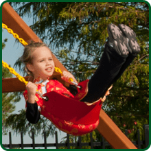 3 Position Inside Swingbeam on Toucan Fort Swing Set