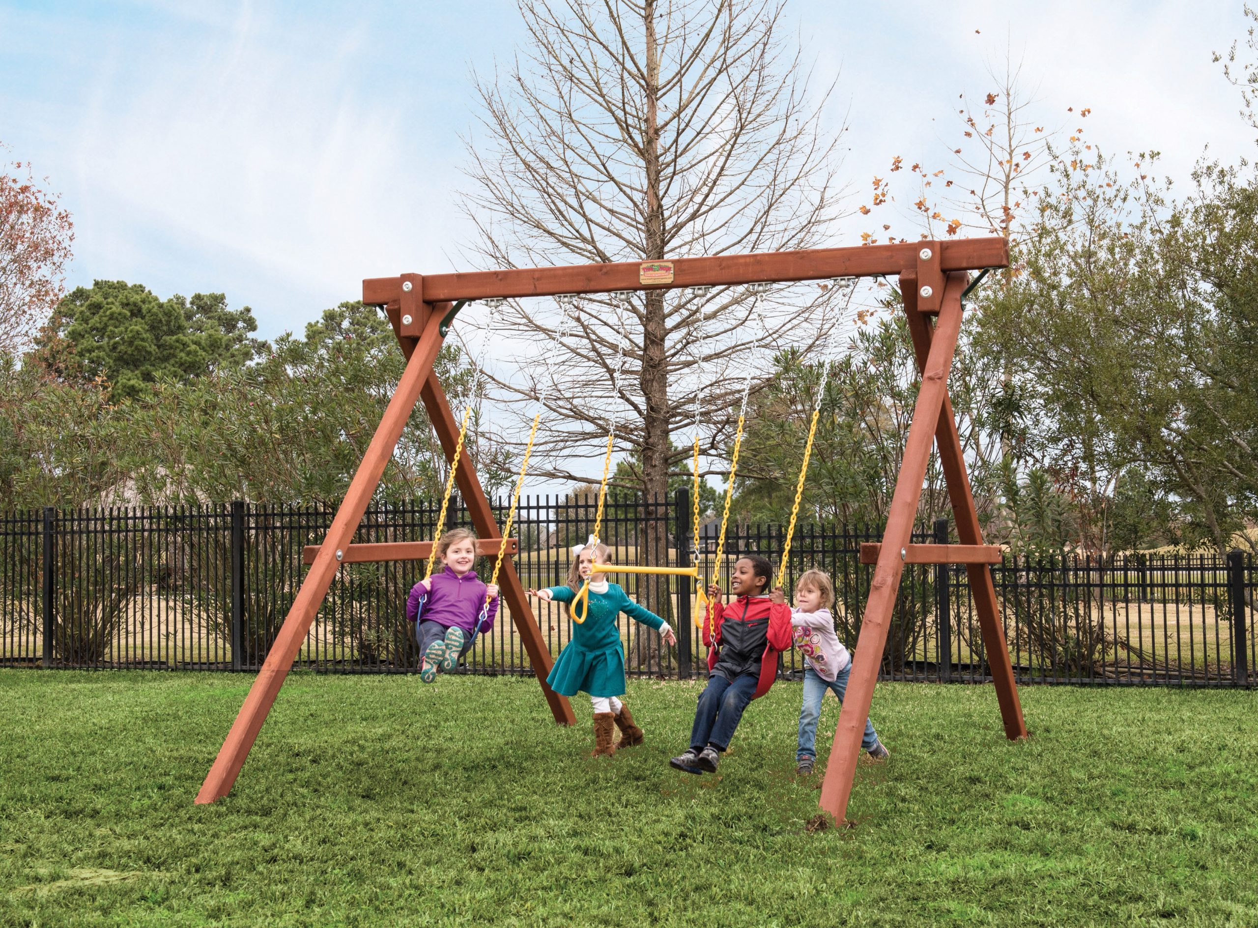 Stand alone deals swing set