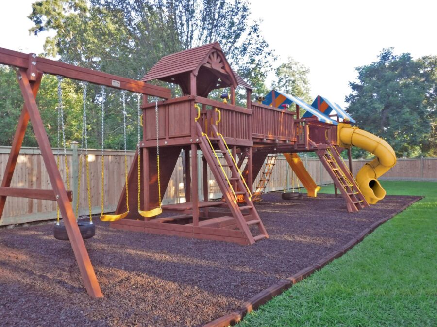 Rainbow Play: Backyard Wooden Playsets & Swing Sets