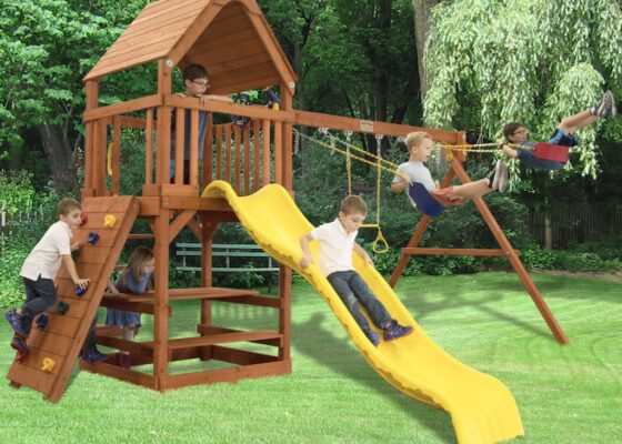 Wooden Swing Sets Playsets Tree Frogs Swingsets