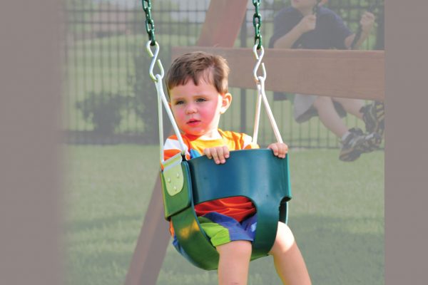 bucket swing set