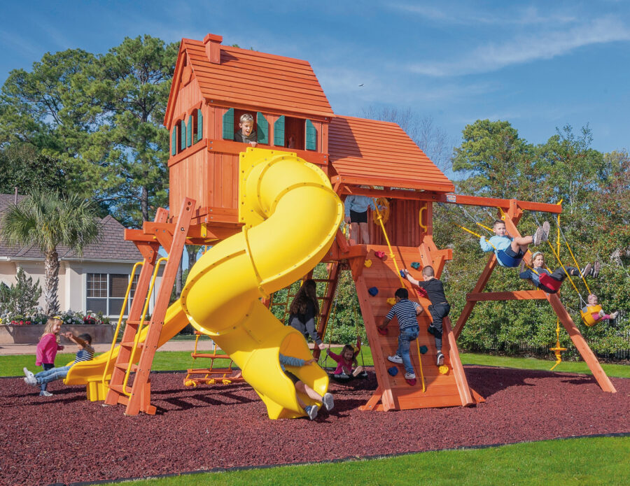 6.5 Jaguar Playcenter Mega with R&R Cabin and Spiral Slide