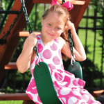 girl on swing