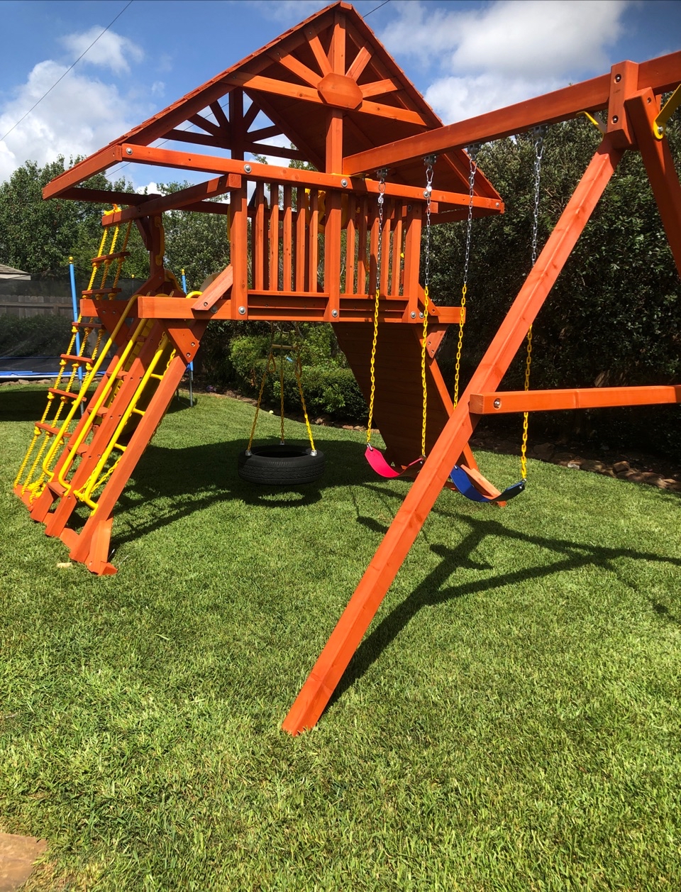 Swing Set Safety/Accessories Safety Handles Tree Frogs Swing Set