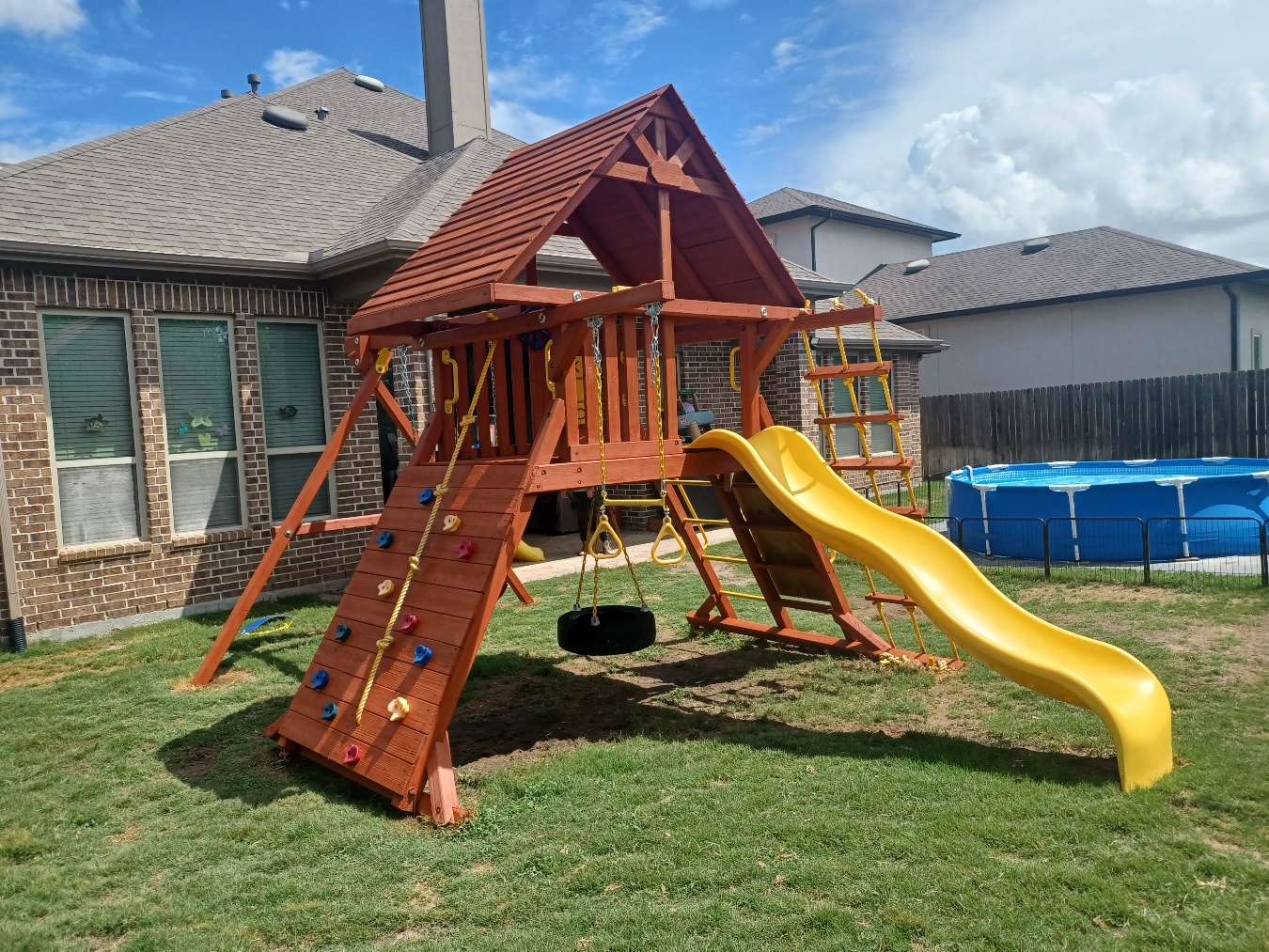 Swing Set Safety/Accessories Safety Handles Tree Frogs Swing Set