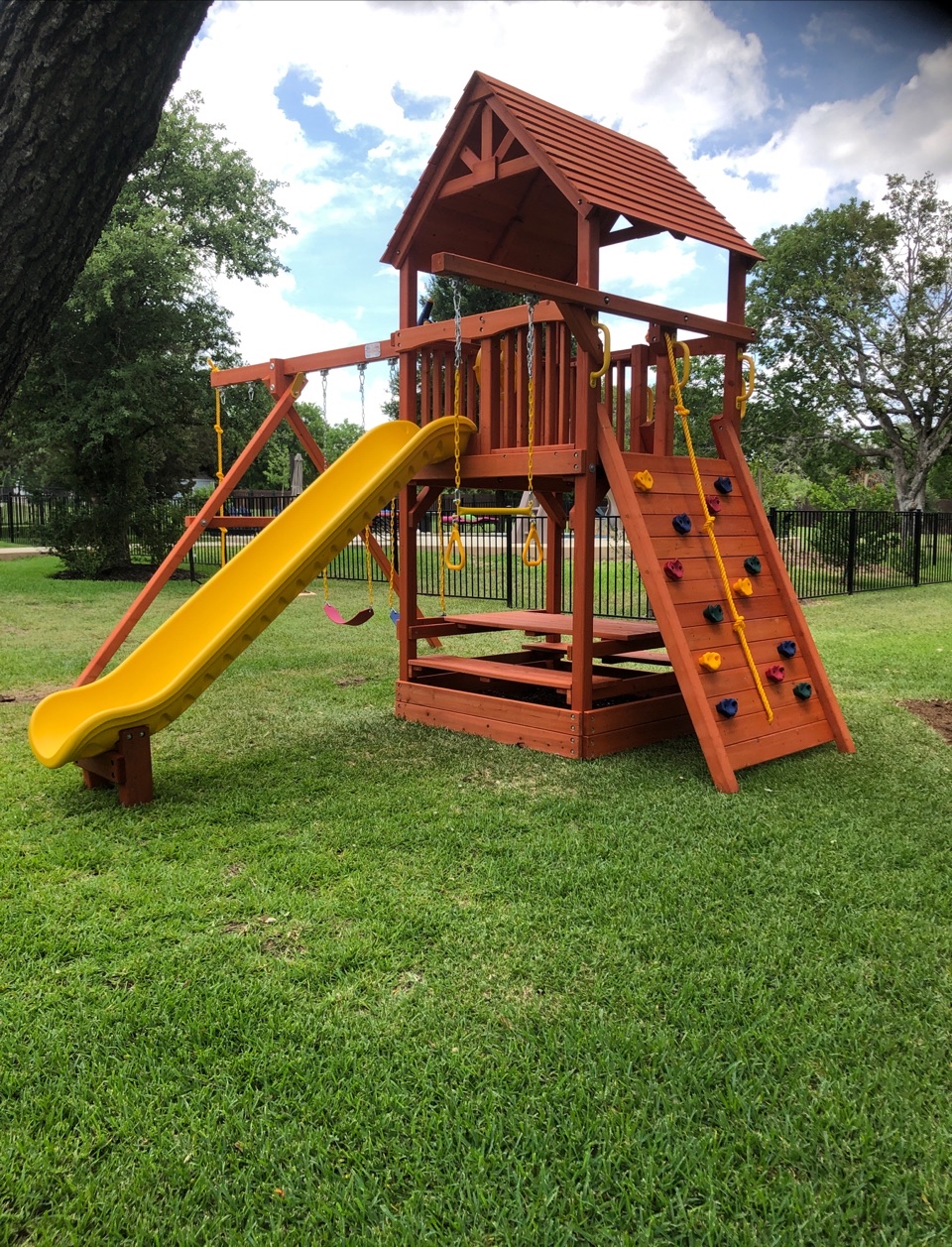 Swing Set Safety/Accessories Safety Handles Tree Frogs Swing Set