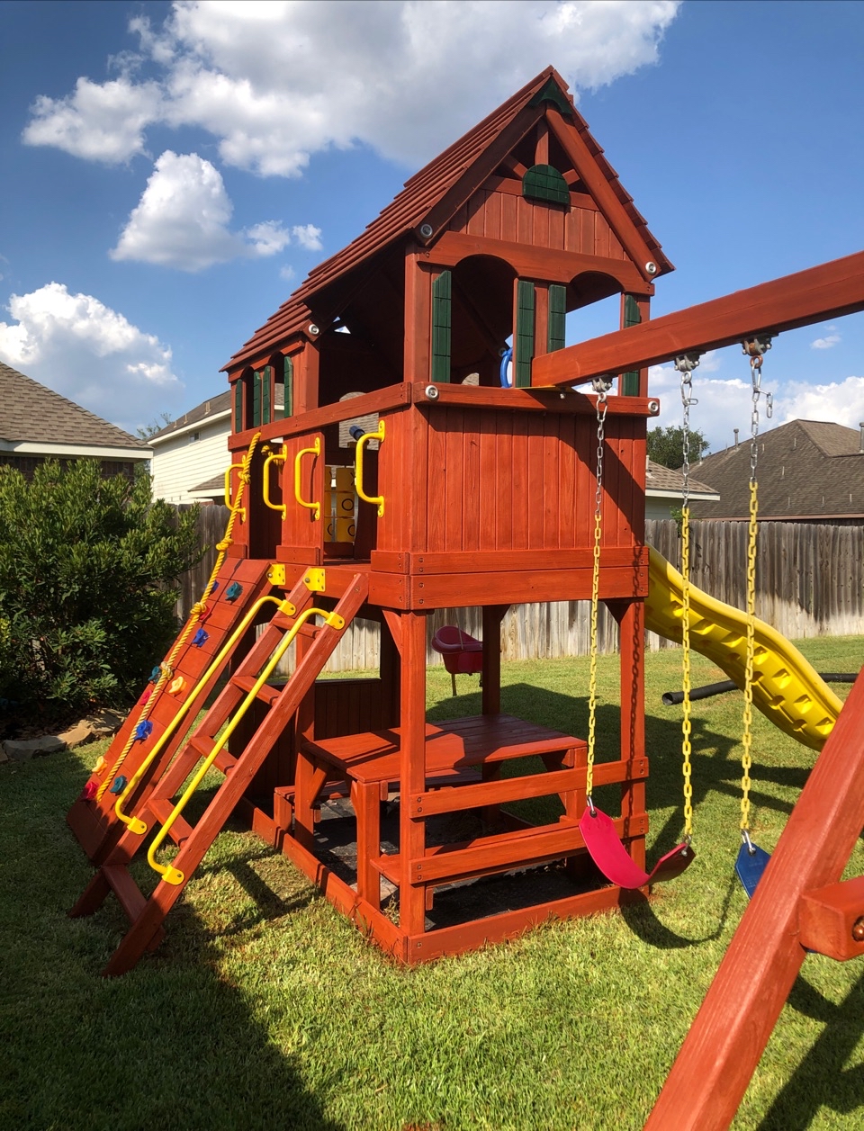 Swing Set Safety/Accessories Safety Handles Tree Frogs Swing Set